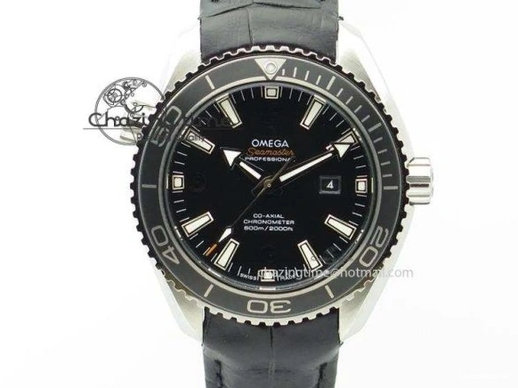 0501 Planet Ocean GMT 42mm V6F Best Edition Blue Bezel Blue Dial On SS Bracelet A ModernLook 8274